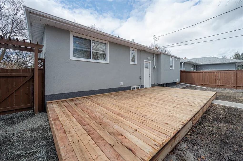 Backyard Deck Installation