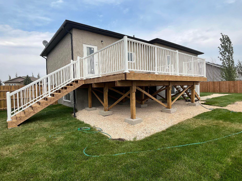 Elevated Deck Construction